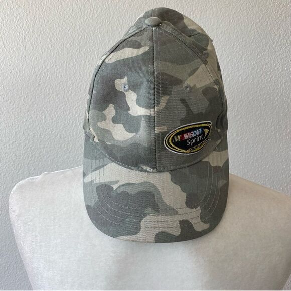 NASCAR Truckers Camouflage Cap Adjustable Strap Logo - Picture 5 of 7
